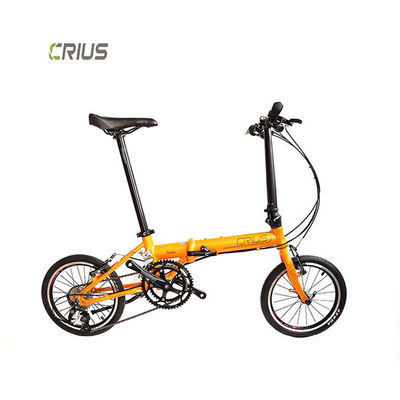 16 Inch Folding Bike With Microshift R9 Rear Derailleur And Xunjie 9s 11-28T Cassette