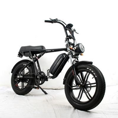 35kg Aluminum Alloy Frame Electric Fat Tire E Bike With Long Range 48v 750W/1000W Motor