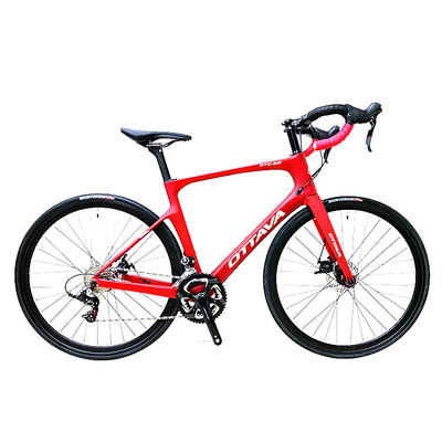 Supply 700*25c Carbon Road Bike With 2x11 Speed Gears And ZOOM Hydraulic Brake