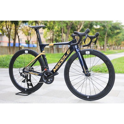 22 Speed Carbon Road Bike With 700*25C Tire And Disc Brake 31.8*420 Carbon Handlebar