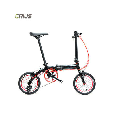 Full Shockingproof Frame Crius 14 Inch Smart Lightweight Alloy Folding Bikes For Adults