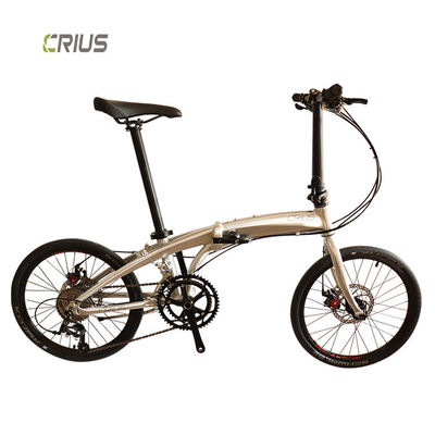 Front And Rear Wheel V Brake 20 Inch Mini Folding Bicycle With SMN 3500 Rear Derailleur
