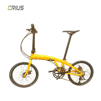 Front And Rear Wheel V Brake 20 Inch Mini Folding Bicycle With SMN 3500 Rear Derailleur