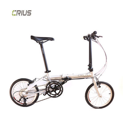 16 Inch Folding Bike With Microshift R9 Rear Derailleur And Xunjie 9s 11-28T Cassette