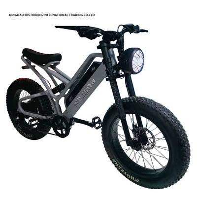 Mechanical Disc Brake Electric Bike 48v 500w Motor Ebike 2 Wheel 20 Inch Fat Tire