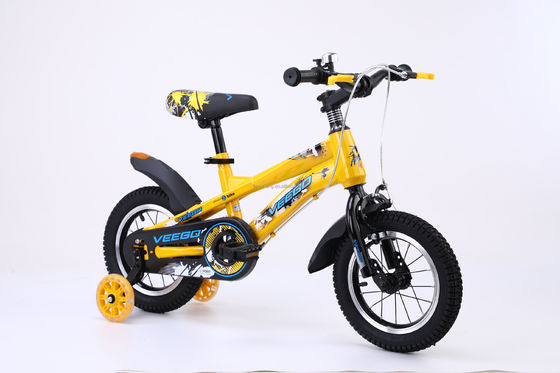 Steel Rim 12 Inch Kids Bike For Small Child Training Wheels Included Low MOQ Bicycle