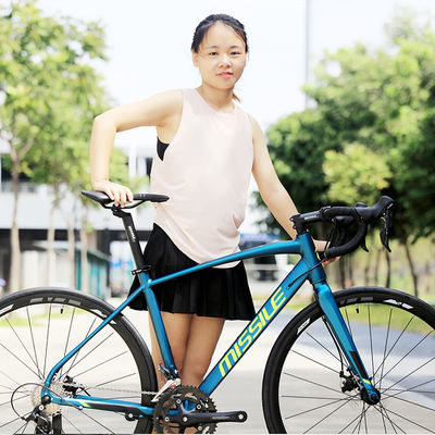 Carbon Frame Aerodynamic Road Bike Built with SKD 85 Percent Assembly Providing Excellent Power Transfer and Reduced Drag