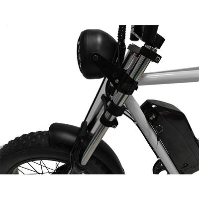 Fast Electric Dirt Bike Mountain City Road EBike With Mechanical Disc Brake In Black