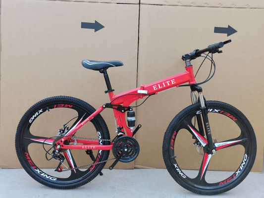 20 Inch Fold Up Bicycles For Adults Steel Frame Inner Painting Length 1.33m