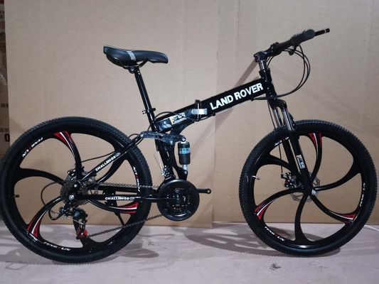 20 Inch Fold Up Bicycles For Adults Steel Frame Inner Painting Length 1.33m
