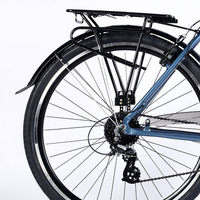 700c Men'S Urban City Bike With 24 Speeds And Al Crown Sus Fork