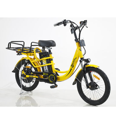 Electric Cargo Bike For Delivery Steel Frame 48V 400W Brushless Motor Lithium Battery
