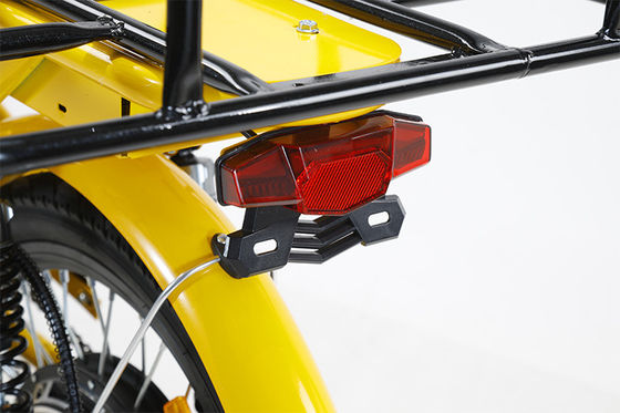 Electric Cargo Bike For Delivery Steel Frame 48V 400W Brushless Motor Lithium Battery