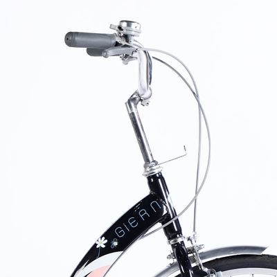 24 Steel Frame Single Speed Ladies Bike City Bicycle With Front And Rear Wheel Disc Brake