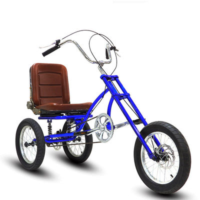 24 Inches Pink Multifunctional Adult Tricycle With Passenger Seat Removable