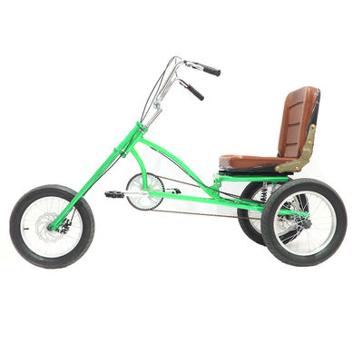 16" Single Speed Tricycle With Disc Brake 160mm High Carbon Steel Handlebars Stem