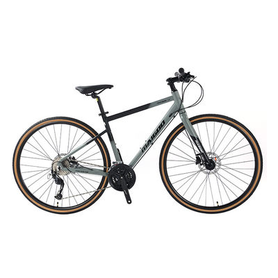 27 Speeds Design Speed Adult 700*35C Flat Bar Road Bike with Customizable Alloy Fork