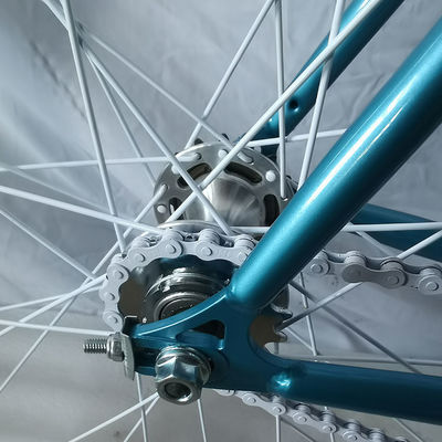 Fixed Gear Track Bicycle With 85% SKD Assembly And 1/2*1/8*44T*170L Crankset