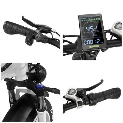 45 Km/h Max Speed Fast Folding Electric City Mountain Bicycle With Integrated Battery