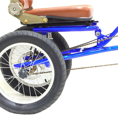 16 Inch Flywheel 18T Speeds Local Single Speed 3 Wheel Cargo Trike Rickshaw Pedal Tricycle