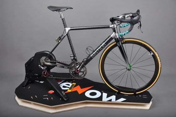 Wooden Platform Cycling Table For Indoor Exercise Bike Training And More Benefits