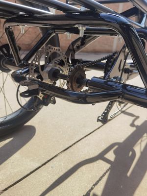 High Carbon Steel Frame 7 Speeds Cargo Trike With 24inch Thick Aluminum Alloy Wheels