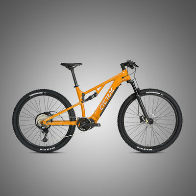 48V Mid Drive Carbon Fiber Thru-Axle Boost Frame Inner Cables Electric Bicycle EM6 Ebike