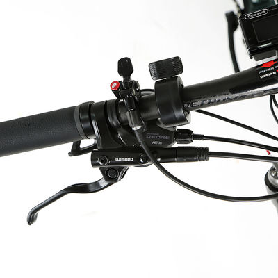 48V Mid Drive Carbon Fiber Thru-Axle Boost Frame Inner Cables Electric Bicycle EM6 Ebike