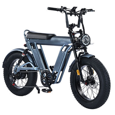 20 Inches Fat Tire Electric Bicycle With 48V Aluminum Alloy Frame And Dual Suspension