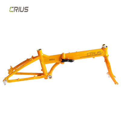 20" Aluminum Alloy Folding Bike Frame with Gloss Surface Processing Mode Suitable
