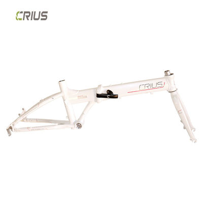 20" Aluminum Alloy Folding Bike Frame with Gloss Surface Processing Mode Suitable