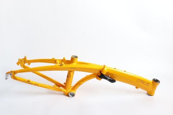 Bicycle Frame OEM Customized Folding Ebike Frame 2900g Gloss Surface Processing Mode