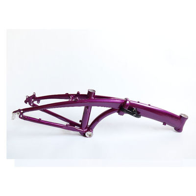 Bicycle Frame OEM Customized Folding Ebike Frame 2900g Gloss Surface Processing Mode
