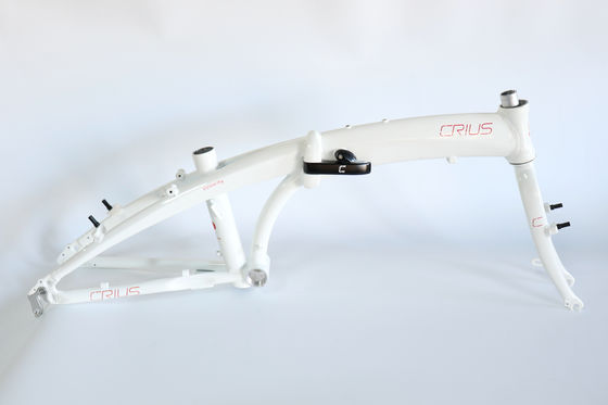 Bicycle Frame OEM Customized Folding Ebike Frame 2900g Gloss Surface Processing Mode