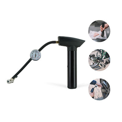 Portable Air Compressor Pump For Car And Electric Bicycle Pressure Gauge Included