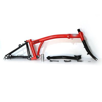 Lightweight 16"-17" CR-MO 4130 Steel Folding Bike for Outdoor Adventures