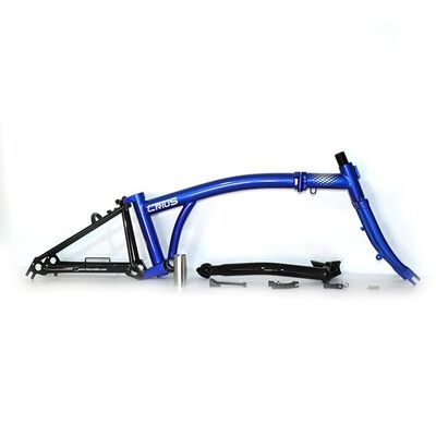 Lightweight 16"-17" CR-MO 4130 Steel Folding Bike for Outdoor Adventures