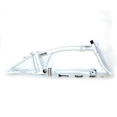 Lightweight 16"-17" CR-MO 4130 Steel Folding Bike for Outdoor Adventures
