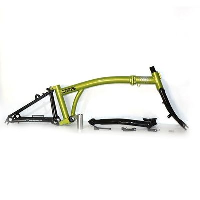 Lightweight 16"-17" CR-MO 4130 Steel Folding Bike for Outdoor Adventures