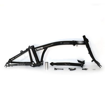 Lightweight 16"-17" CR-MO 4130 Steel Folding Bike for Outdoor Adventures