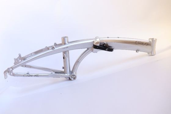 Crius Aluminum Folding Bike Frame 20 Inches Velocity Foldable Aluminum Bicycle Frame