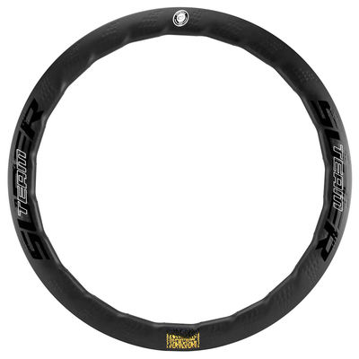 Superteam 50mm Clincher Carbon Fiber Wheel Set 25mm Wide Rim Brake Cycling Bicycle Wheels