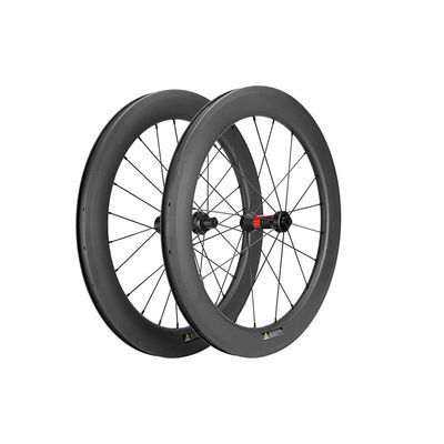 1300kg 451 Carbon Bicycle Wheel Tubeless Ultra Light Toray Carbon Fiber Material