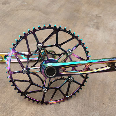 Litepro Plus Bicycle Crankset 54T 170mm BCD 130mm Aluminum Alloy Hollow Crank by Crius