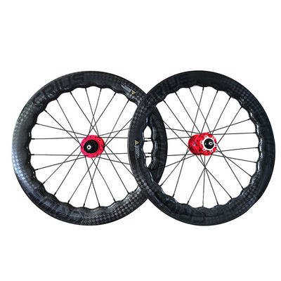 24-30h 20 Inch 451 Carbon Wheelset Foldable Bicycle Wheelset Clincher Disc Brake Carbon Folding Bike Wheels