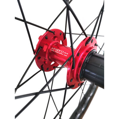24-30h 20 Inch 451 Carbon Wheelset Foldable Bicycle Wheelset Clincher Disc Brake Carbon Folding Bike Wheels