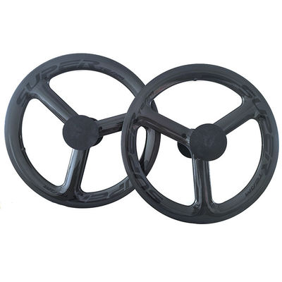 Super Team 451 3K Grosy Rim Brake Wheelset Black For Professional Mountain Bikes