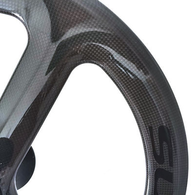 Super Team 451 3K Grosy Rim Brake Wheelset Black For Professional Mountain Bikes