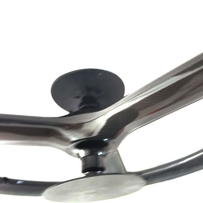 Super Team 451 3K Grosy Rim Brake Wheelset Black For Professional Mountain Bikes