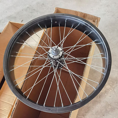 20*4.0 Double Wall Aluminum Wheelset For Electric Bicycles Sealed Bearing Hub Included